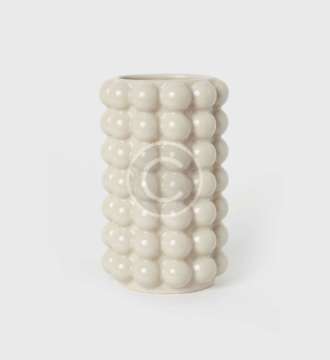 Stylish white vase