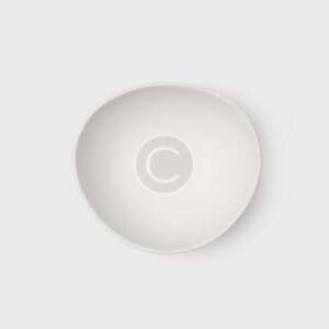 White stoneware bowl